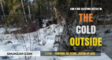 Using Electric Kettles Outdoors in Cold Weather: Safety Tips and Advice