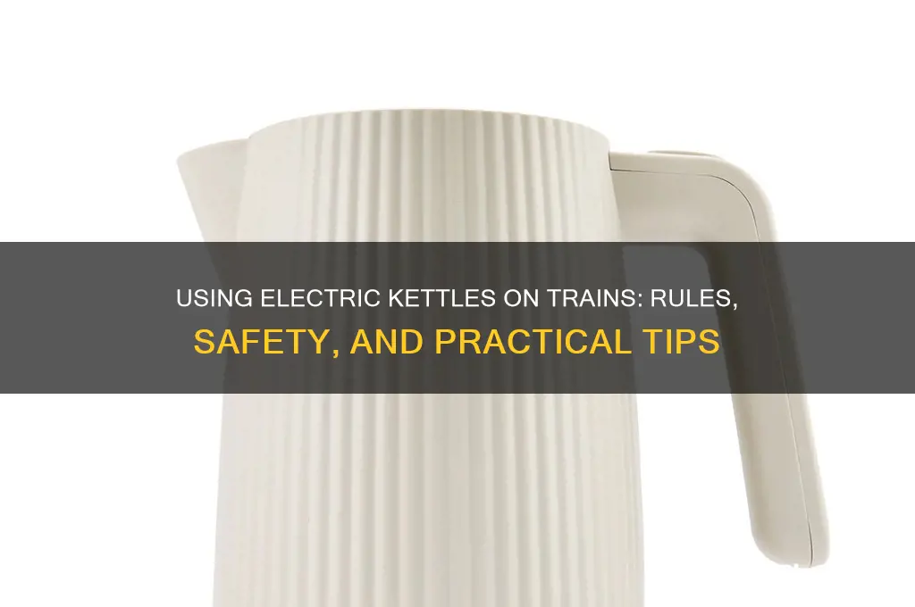 can i use electric kettle in train
