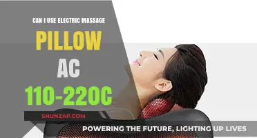 Electric Massage Pillow Compatibility: AC 110-220V Usage Guide