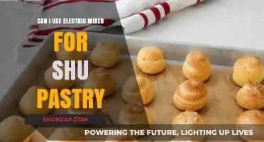 Electric Mixer for Shu Pastry: Tips and Techniques for Perfect Results