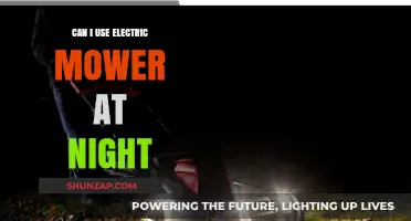 Can You Use an Electric Mower at Night? Quiet Mowing Tips