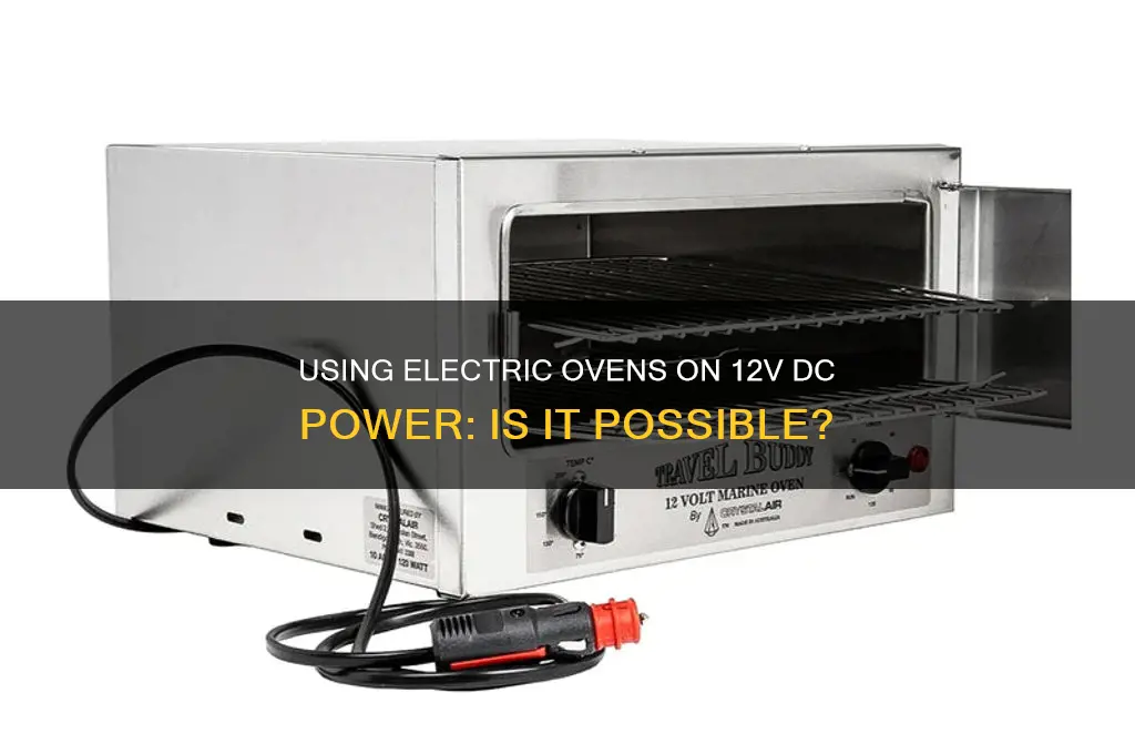 can i use electric ord on a 12v dc