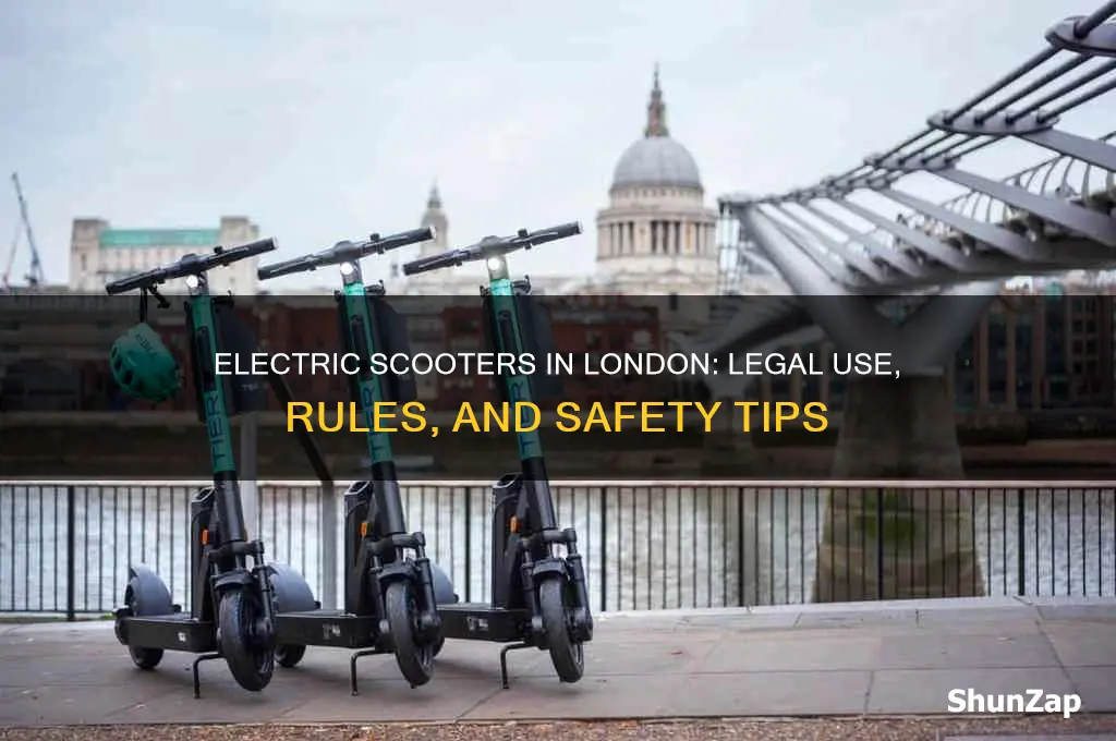can i use electric scooter in london