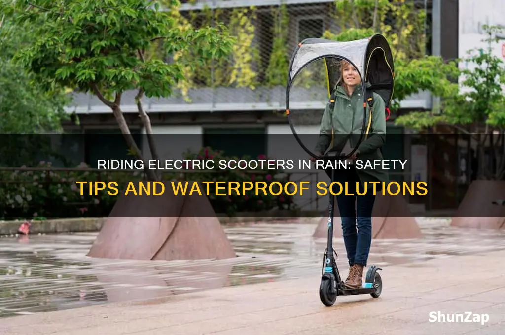 can i use electric scooter in rain