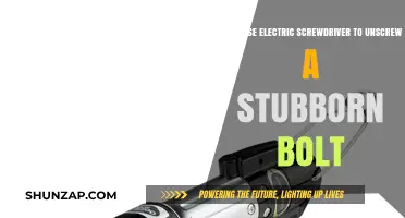 Using an Electric Screwdriver to Tackle Stubborn Bolts: Tips and Tricks