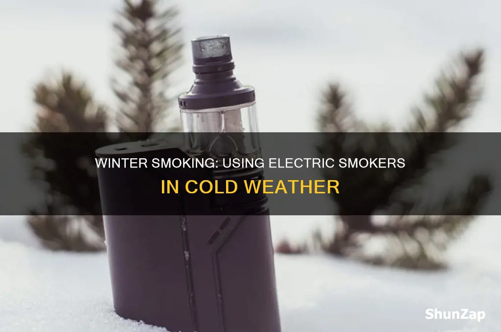 can i use electric smoker in the winter