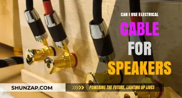 Using Electrical Cables for Speakers: Safe or Risky Choice?