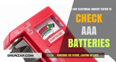 Testing AAA Batteries: Can an Electrical Circuit Tester Do the Job?