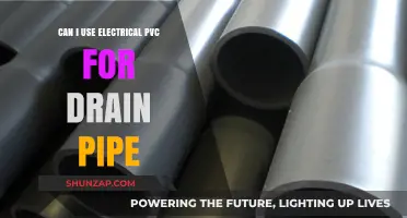 Using Electrical PVC for Drain Pipe: Is It a Safe Option?