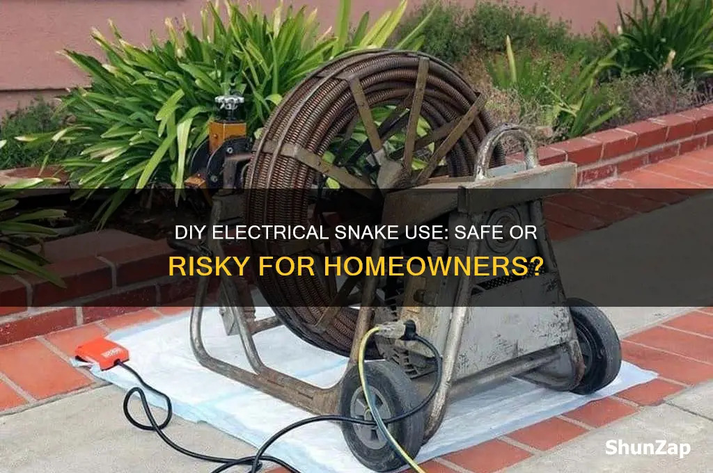 can i use electrical snake myself