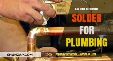 Electrical Solder for Plumbing: Safe Alternative or Risky DIY Fix?