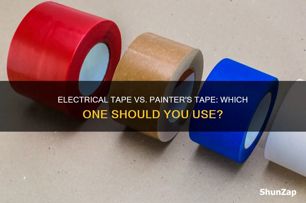 can i use electrical tape as painters tape