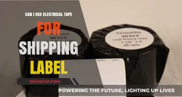 Electrical Tape as Shipping Label: A Practical or Risky Solution?
