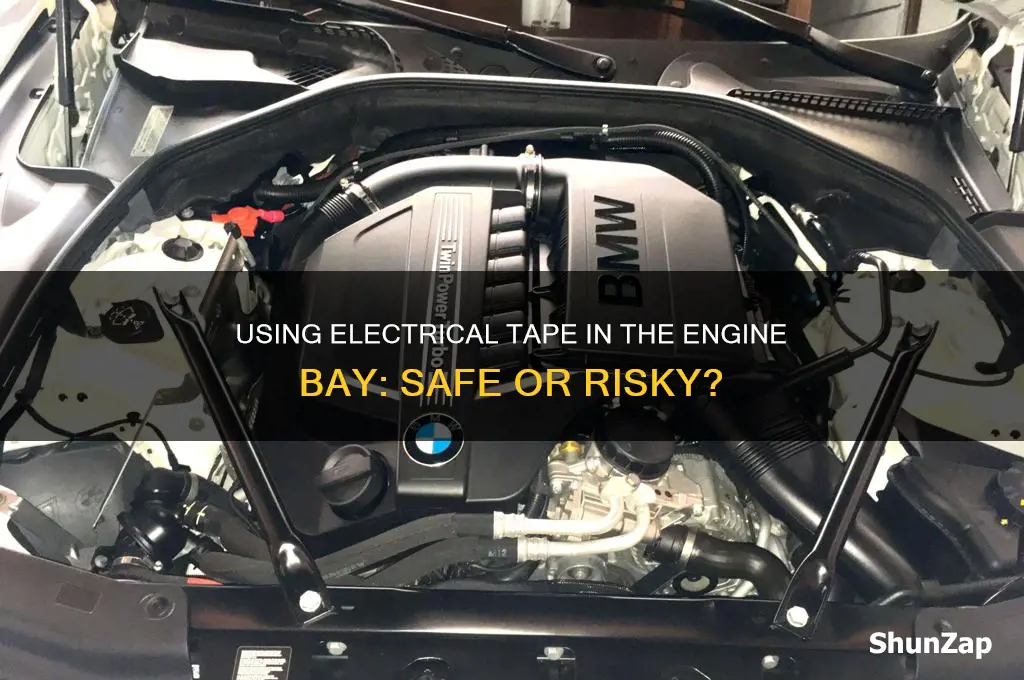 can i use electrical tape in engine bay
