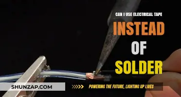Electrical Tape vs. Solder: A Viable Alternative or Risky Choice?