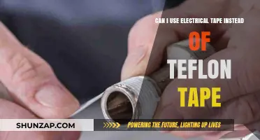 Electrical Tape vs. Teflon Tape: Can They Be Used Interchangeably?