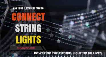 Using Electrical Tape to Connect String Lights: Safe or Risky?