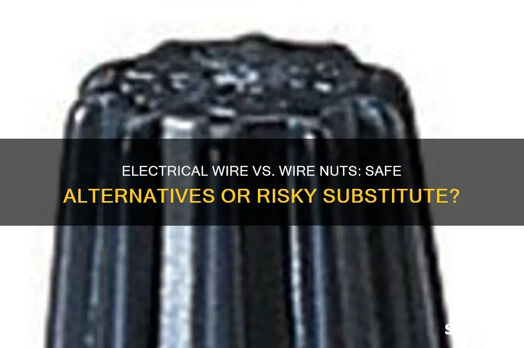 can i use electrical wire instead of wire nuts