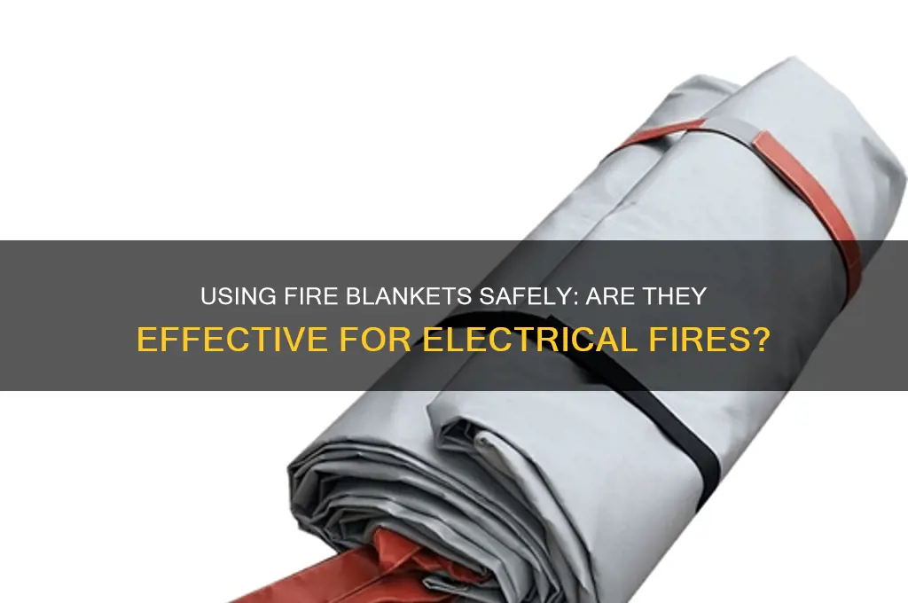 can i use fire blanket on electrical fire