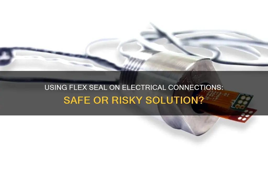 can i use flex seal on electrical connections