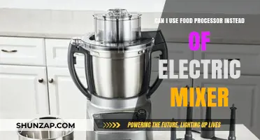 Food Processor vs. Electric Mixer: Which One Should You Use?