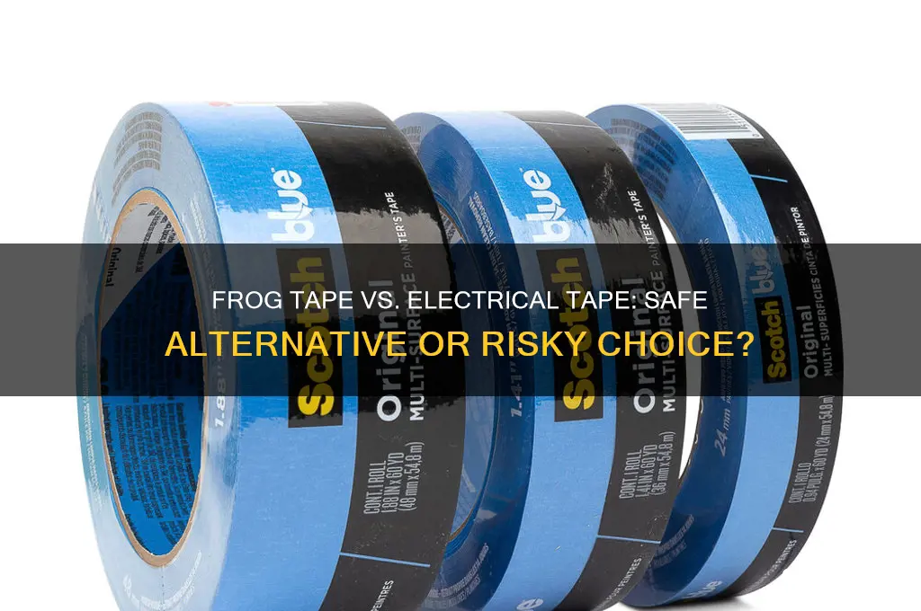 can i use frog tape as electrical tape