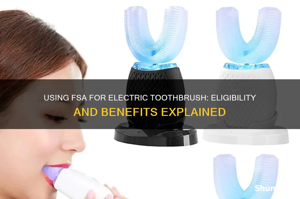 can i use fsa for electric toothbrush