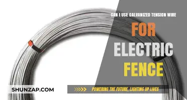 Galvanized Tension Wire for Electric Fences: Safe and Effective Use