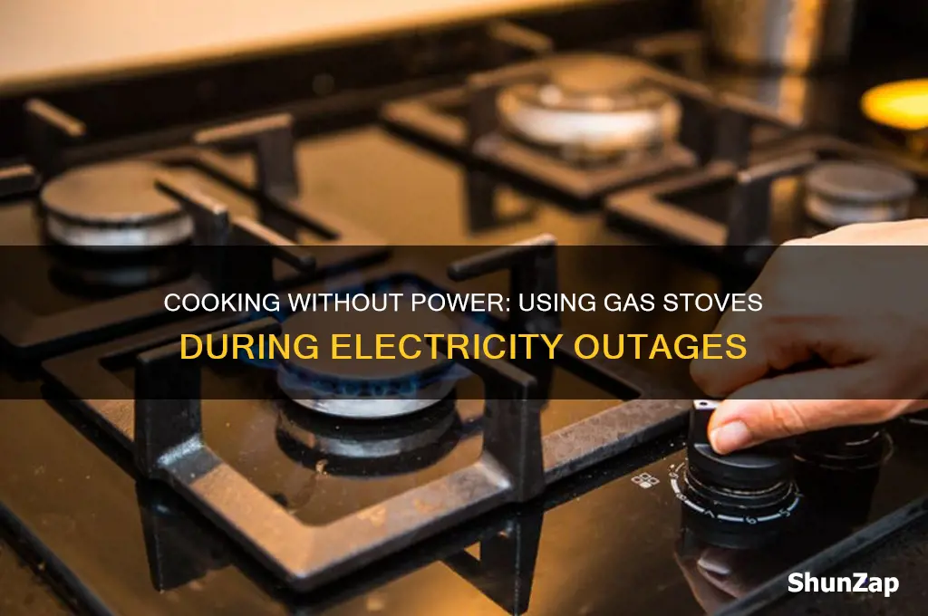 can i use gas stove without electricity