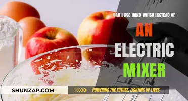 Hand Whisk vs. Electric Mixer: Which One Should You Use?