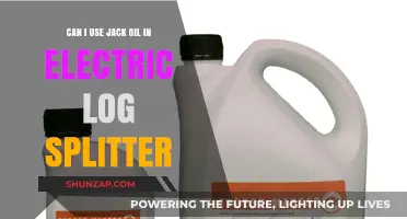 Using Jack Oil in Electric Log Splitters: Safe or Risky Choice?