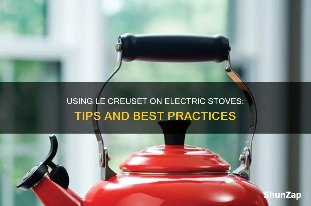 can i use le creuset on electric stove