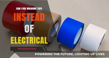 Masking Tape vs. Electrical Tape: Safe Substitute or Risky Alternative?