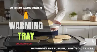 Using Your Electric Griddle as a Warming Tray: Tips and Safety