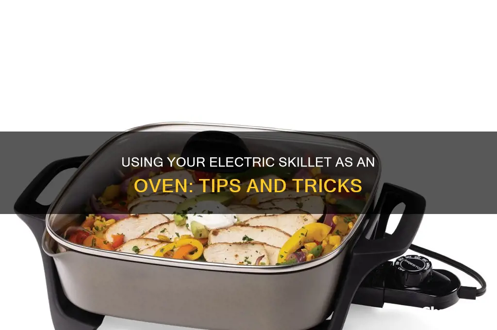 can i use my electric skillet as an oven