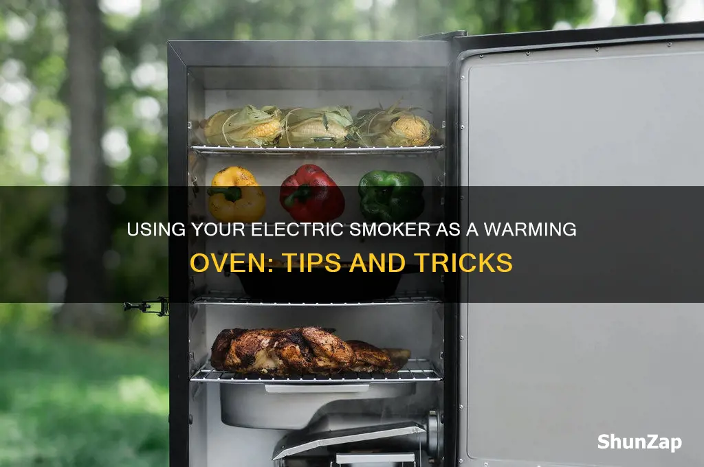 can i use my electric smoker as a warming oven