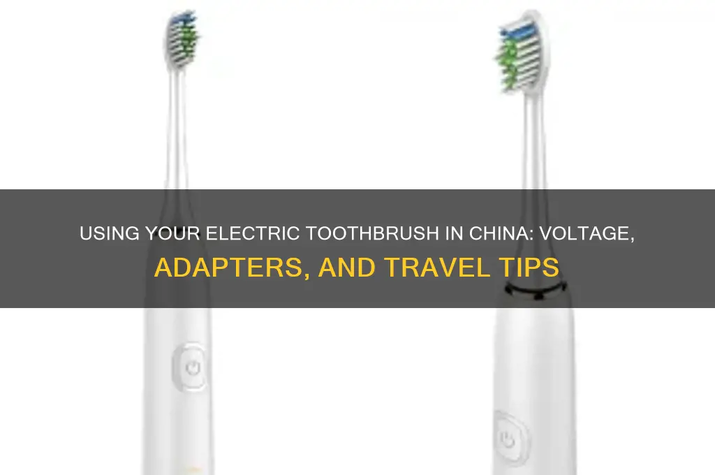 can i use my electric toothbrush in china