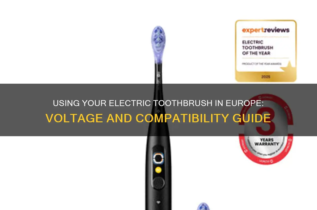 can i use my electric toothbrush in europe