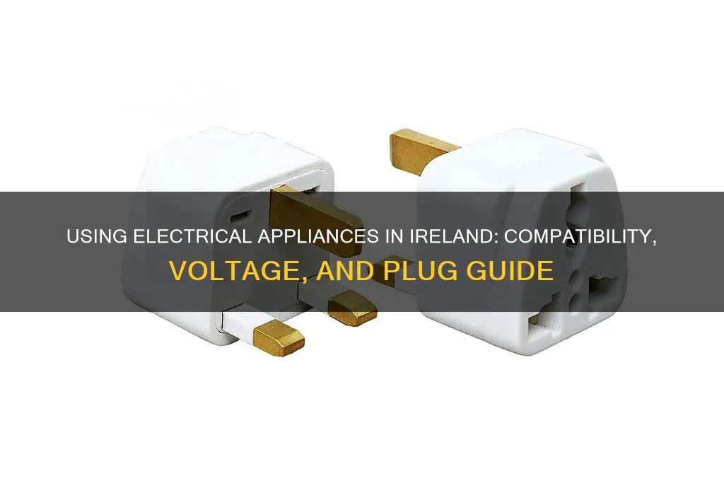 can i use my electrical appliances in ireland