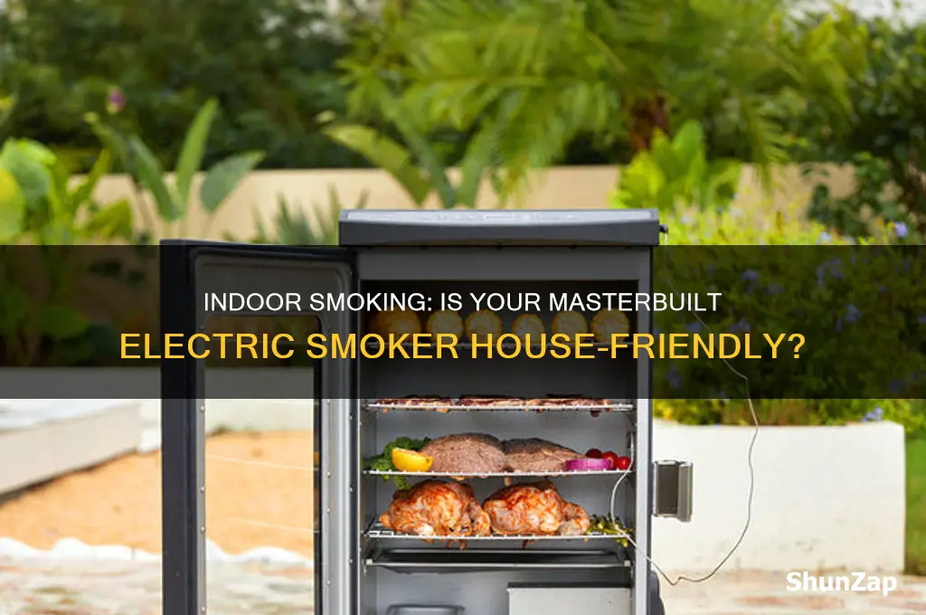 can i use my masterbuilt electric smoker in the house