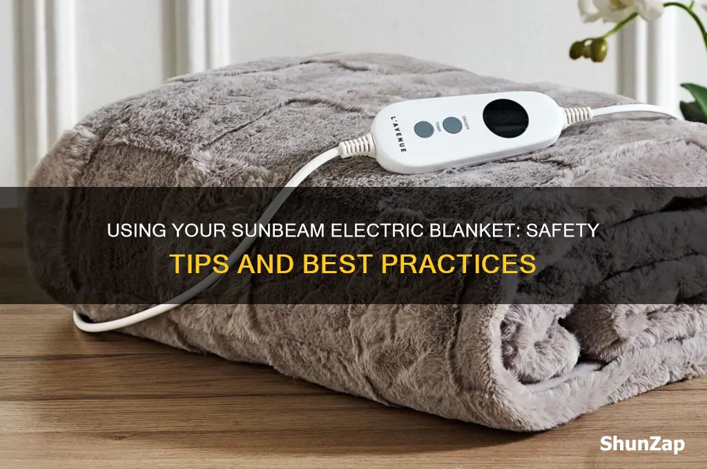 can i use my sunbeam electric blanket