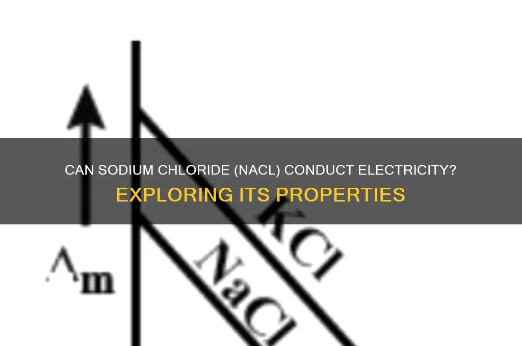 can i use nacl to conduct electricity