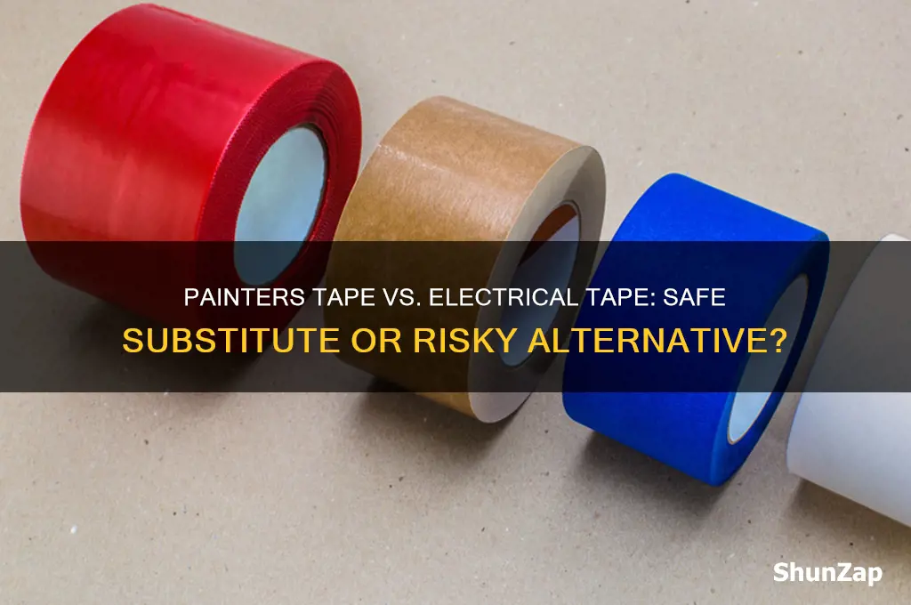 can i use painters tape instead of electrical tape