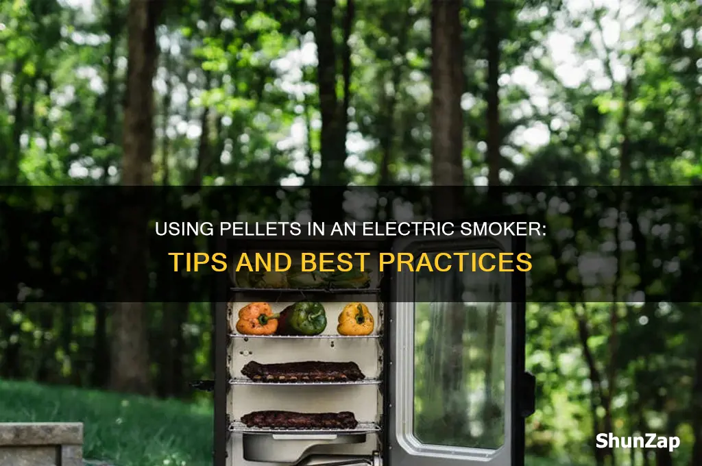 can i use pellets in a electric smoker