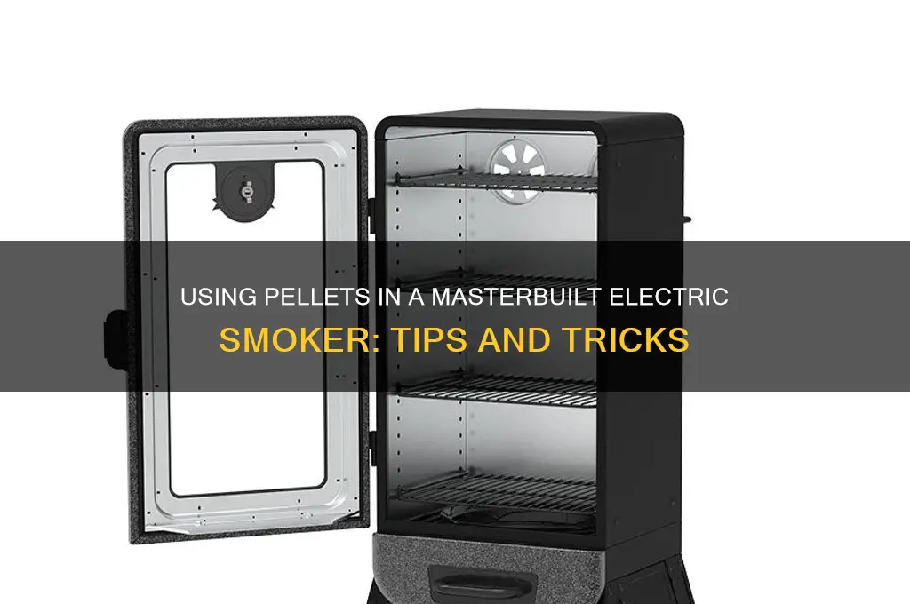 can i use pellets in a masterbuilt electric smoker