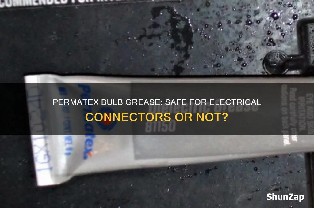 can i use permatex bulb grease on electrical connectors