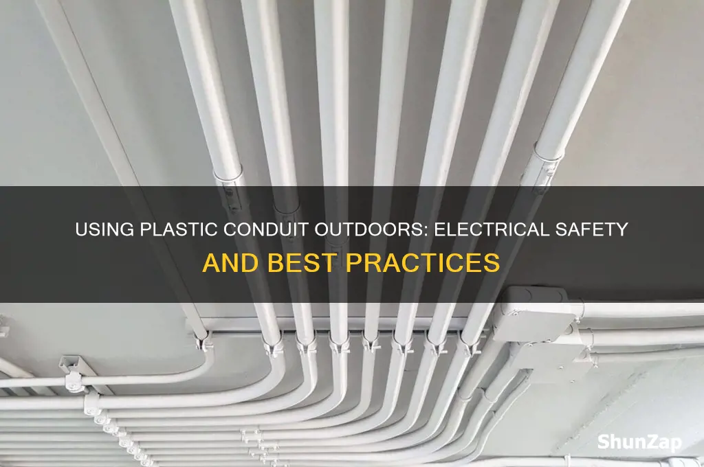 can i use plastic conduit outside electrical
