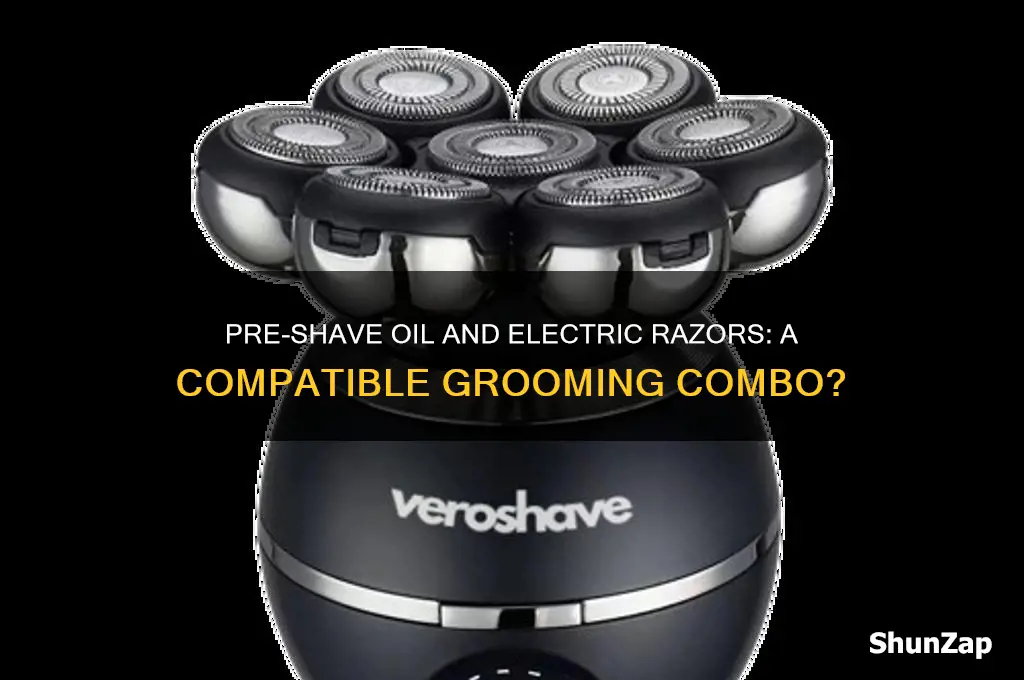 can i use pre shave oil with electric razor