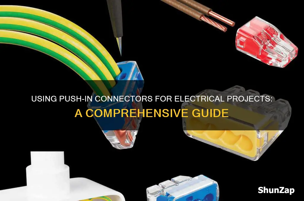 can i use push in connectors for electrical