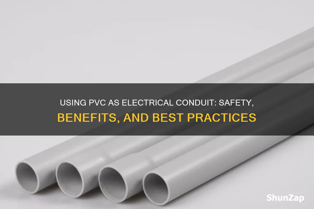can i use pvc as electrical conduit
